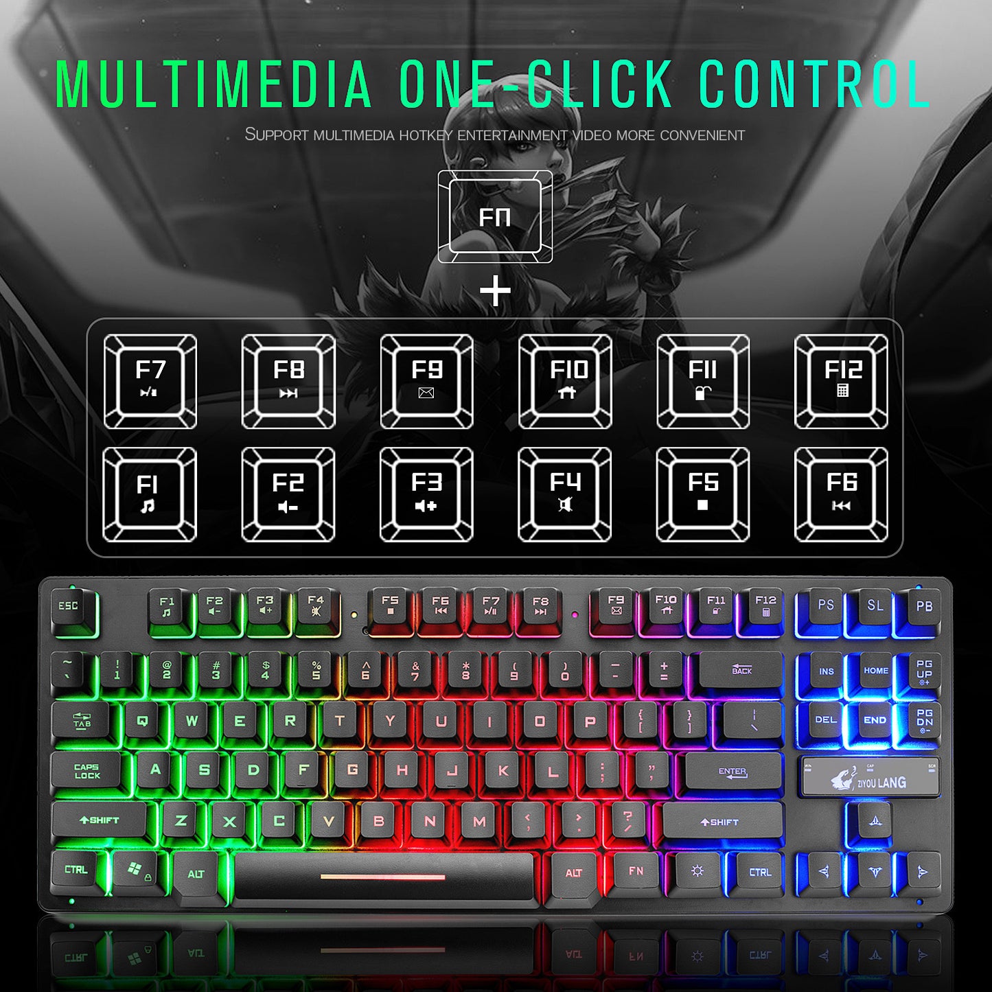 Mechanical Gaming Keyboard (RGB Backlit) - Default