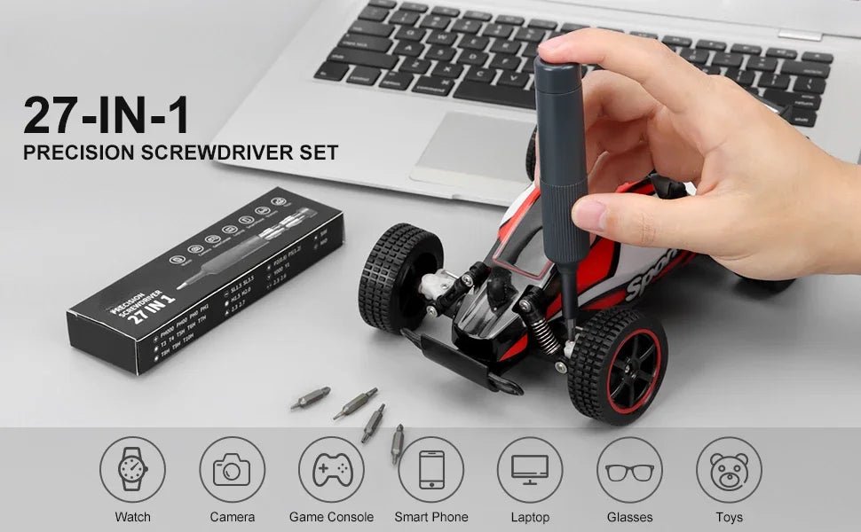 27-in-1 Magnetic Precision Screwdriver Kit