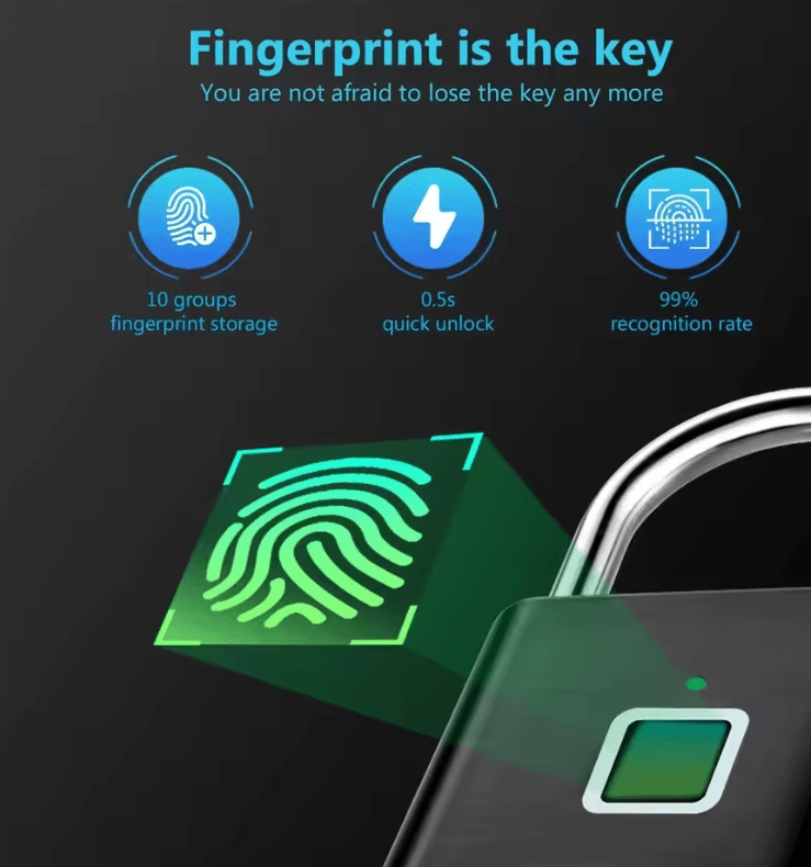 Smart Fingerprint Padlock