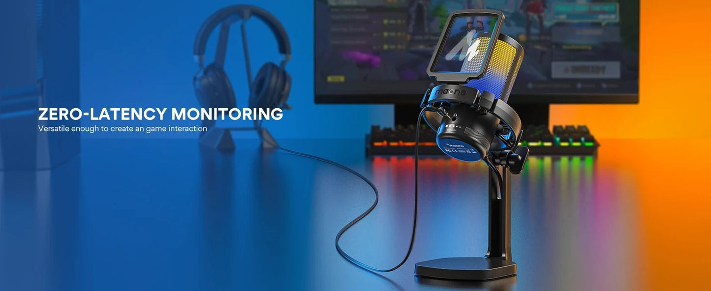 Maono DGM20 RGB USB Gaming Microphone