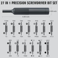 27-in-1 Magnetic Precision Screwdriver Kit