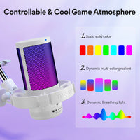 Maono Gamer Wave DGM20S RGB Gaming Microphone