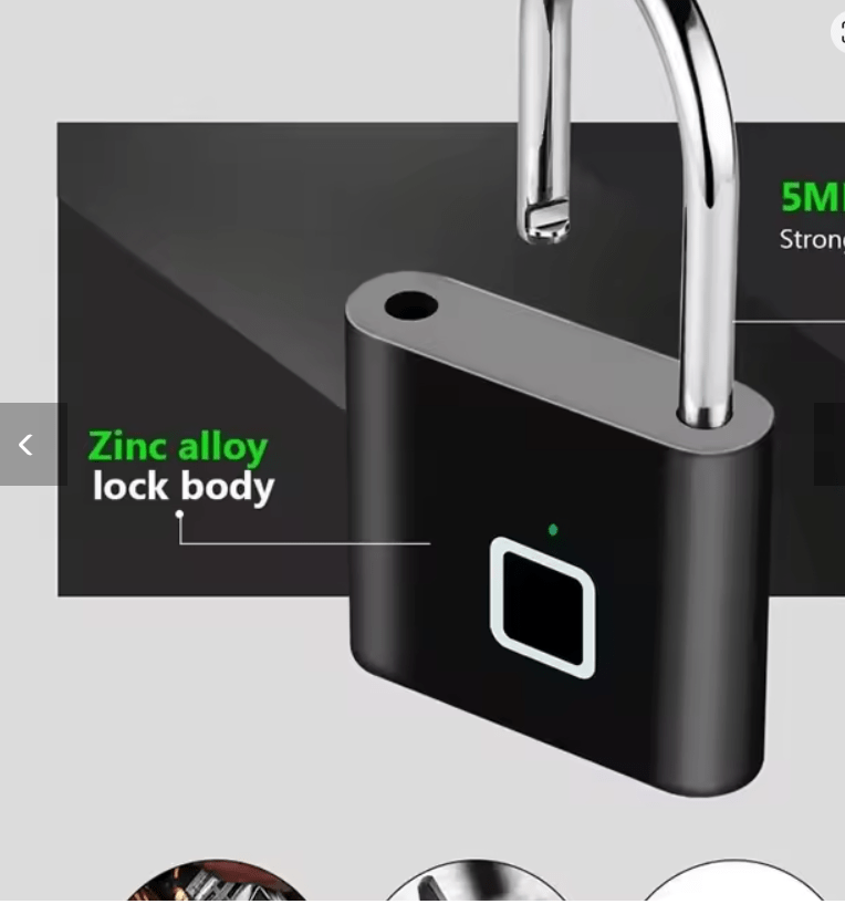 Smart Fingerprint Padlock